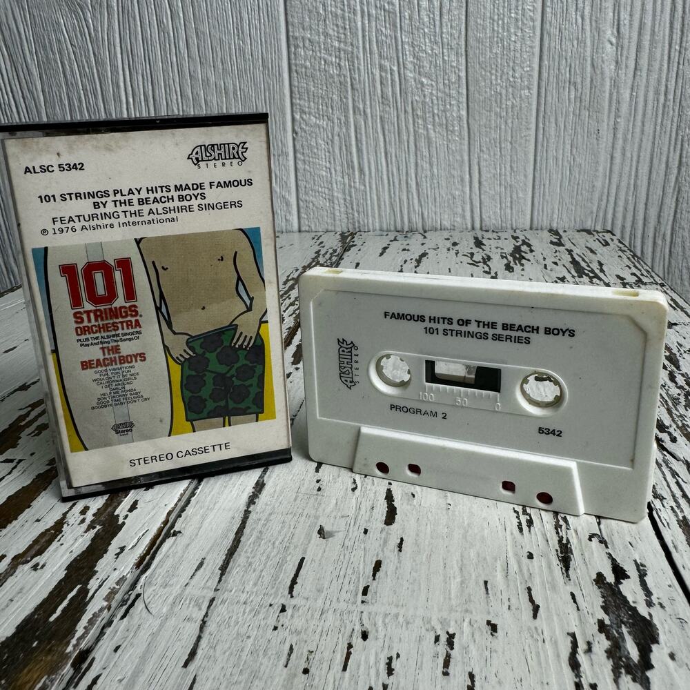 101 Strings Orchestra The Beach Boys 1976 Alshire Cassette Tape Vintage Rock Pop